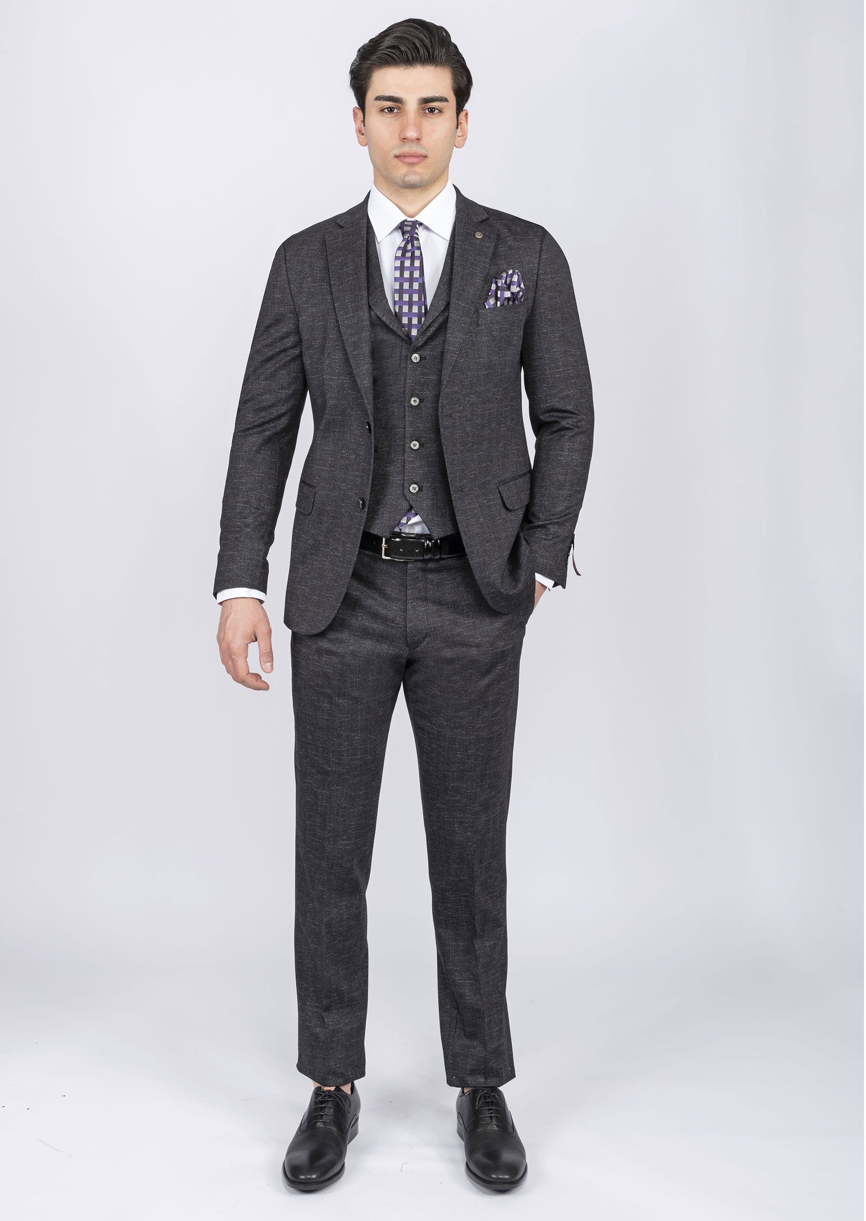 Anthracite Three-Piece Suit