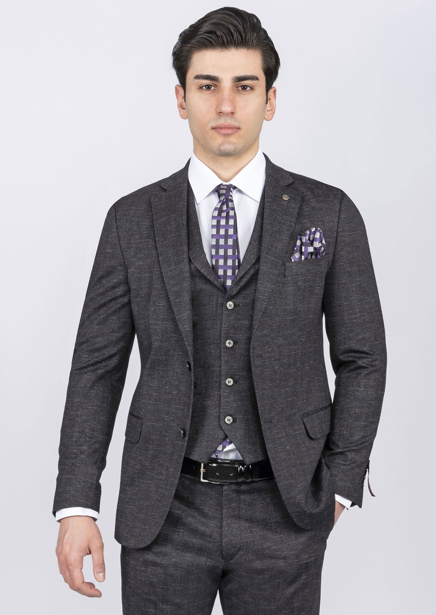 Anthracite Three-Piece Suit