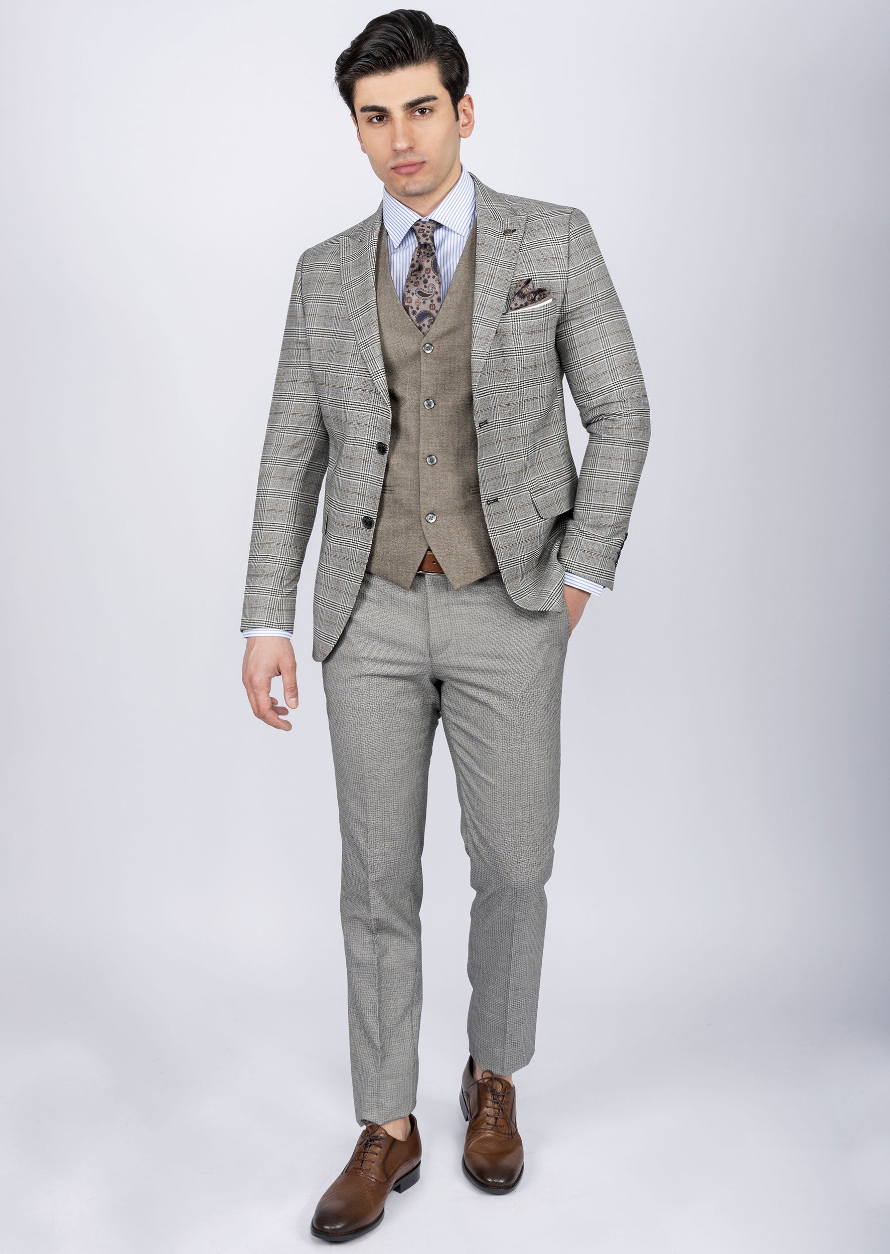 Black Three-Piece Suit