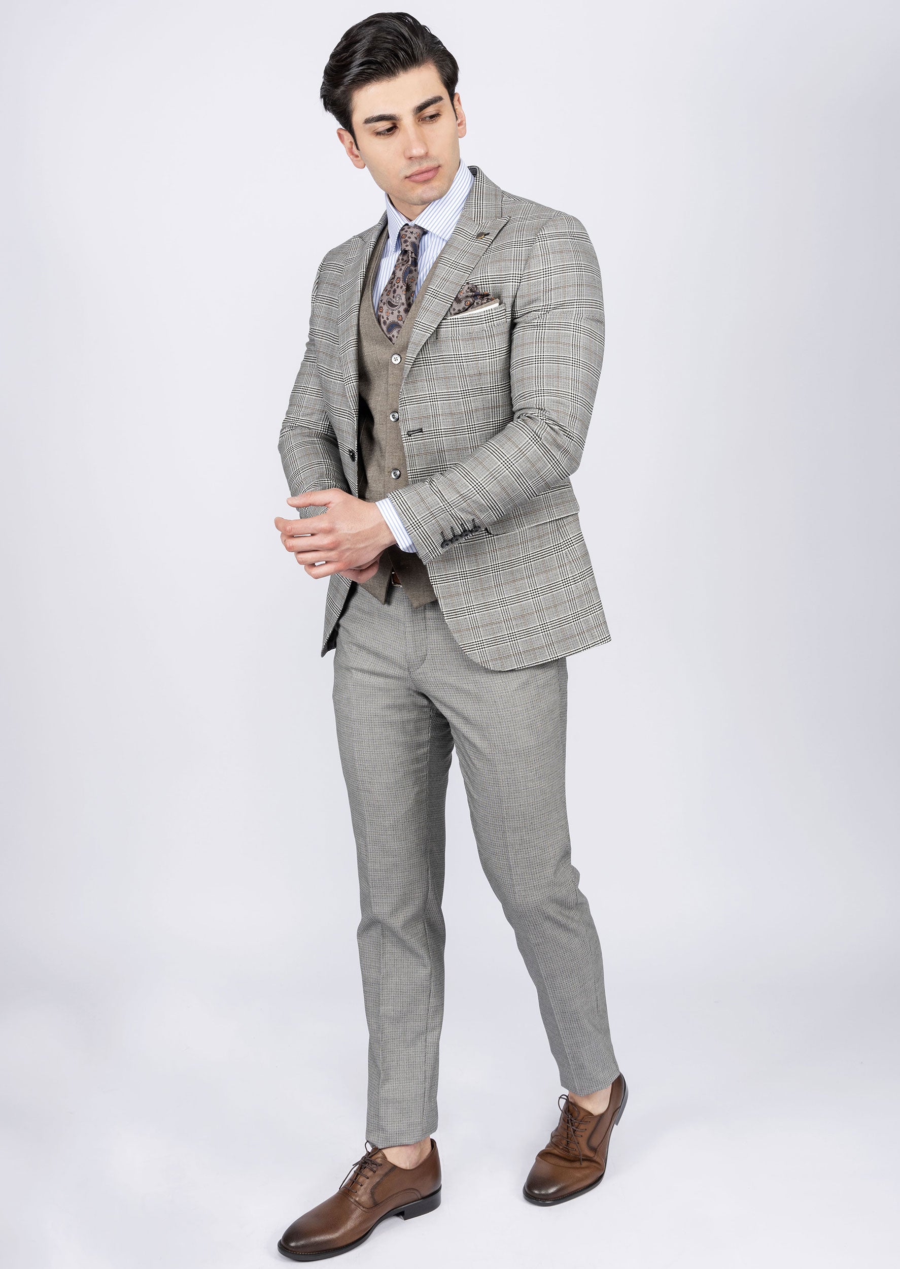 Black Three-Piece Suit
