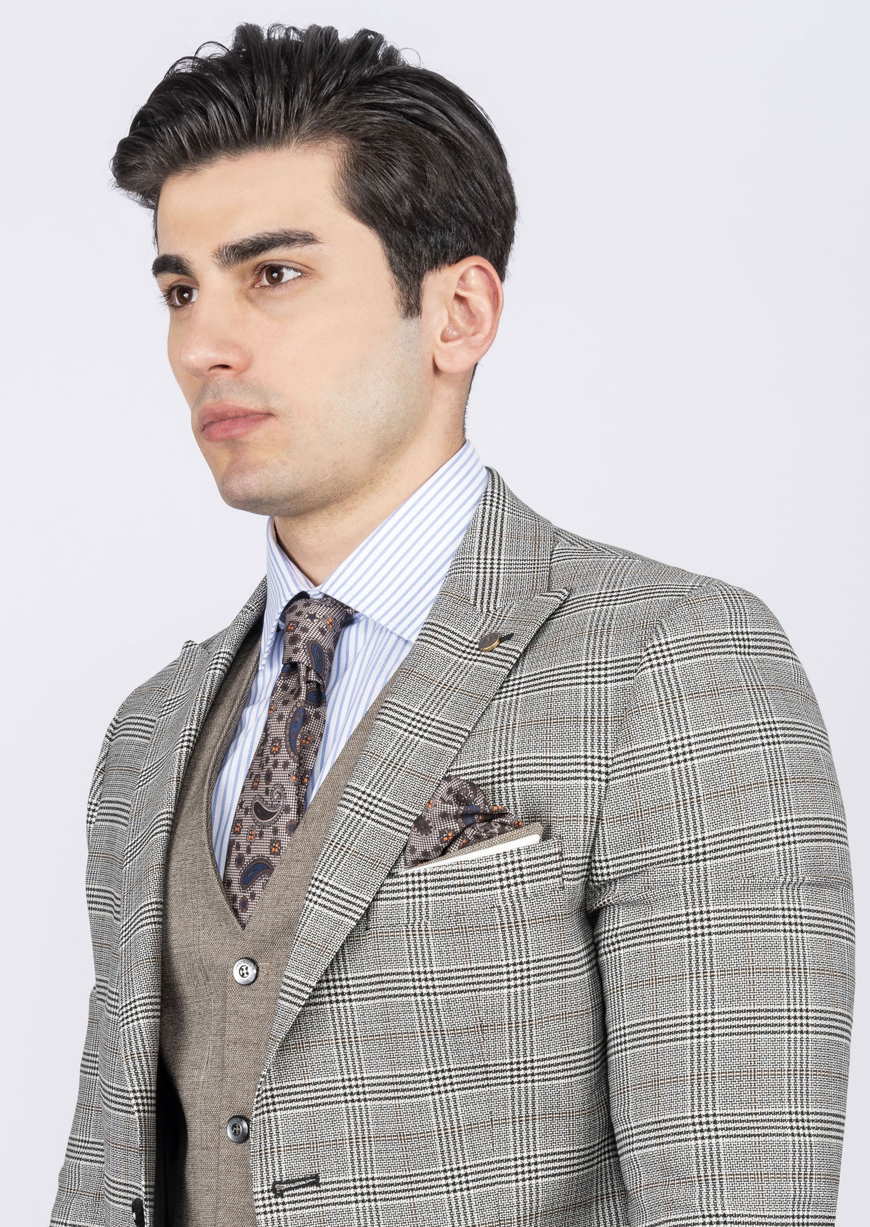 Black Three-Piece Suit