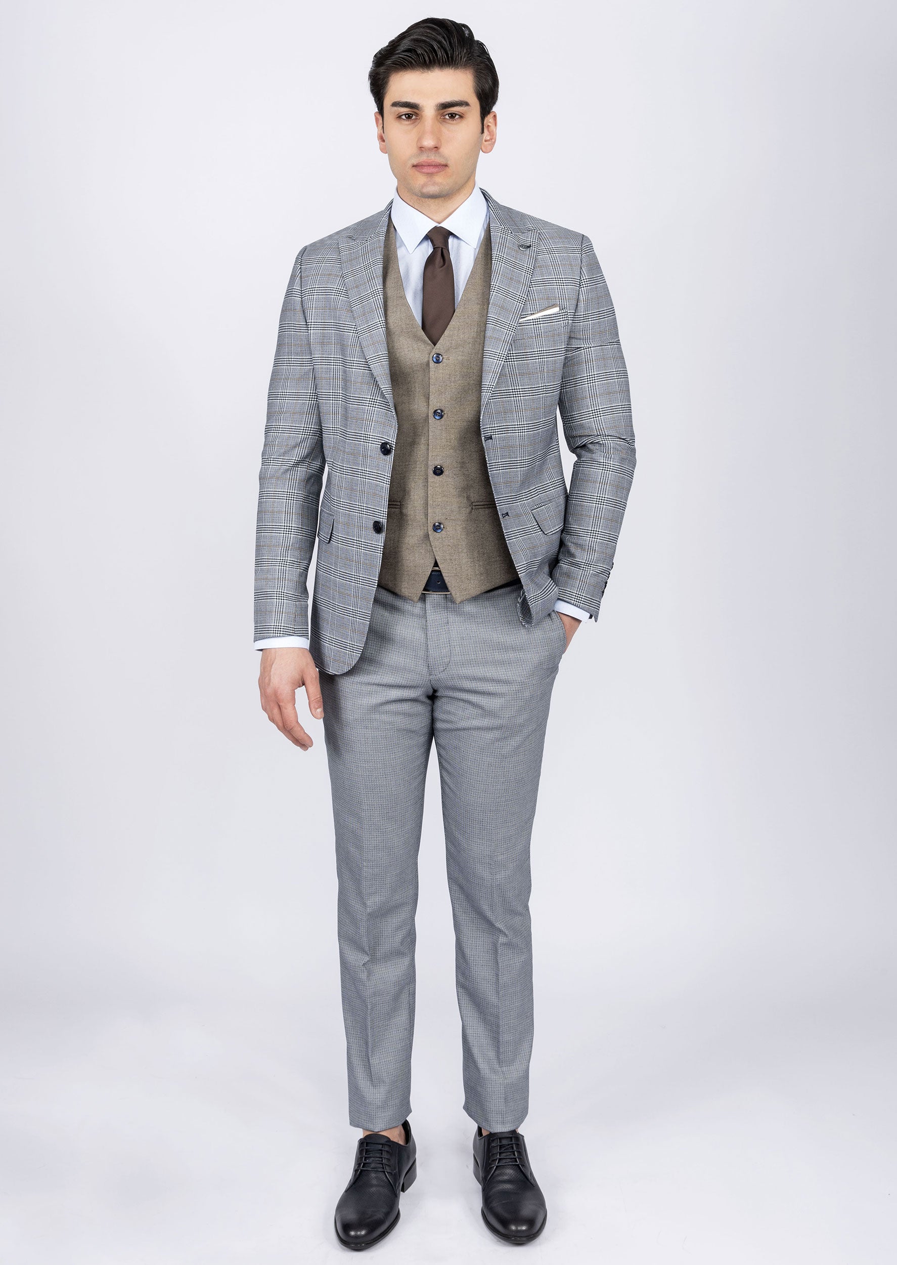 Navy Three-Piece Suit