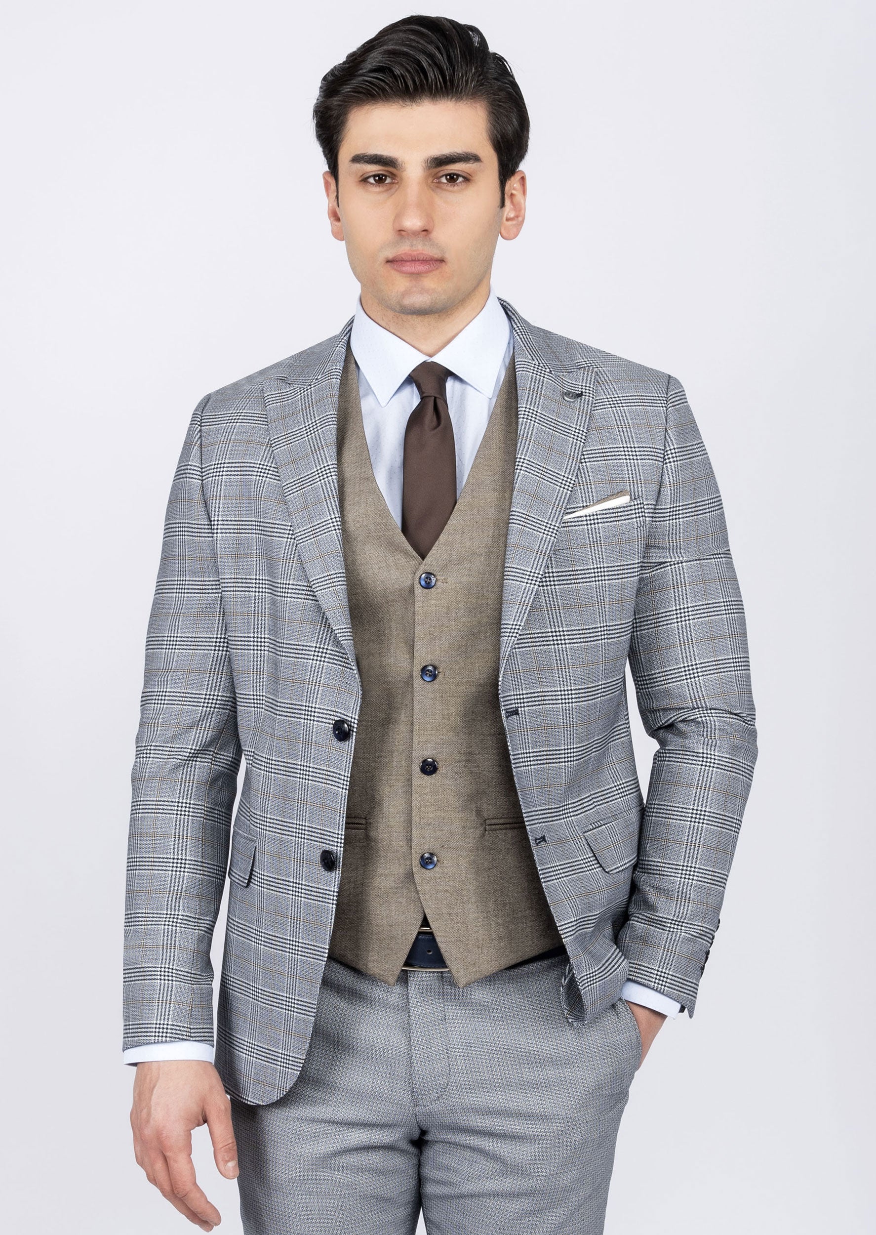 Navy Three-Piece Suit