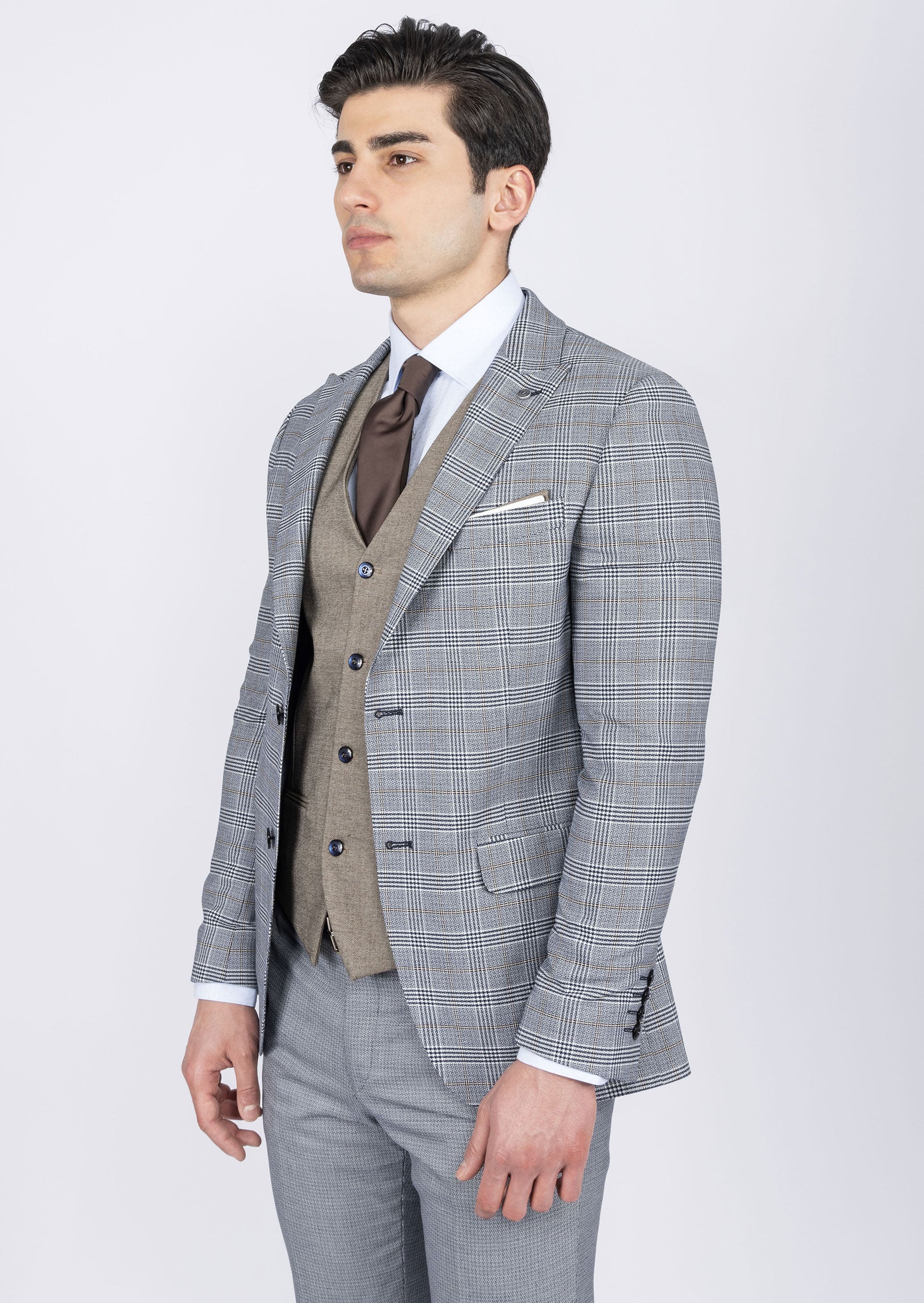 Navy Three-Piece Suit