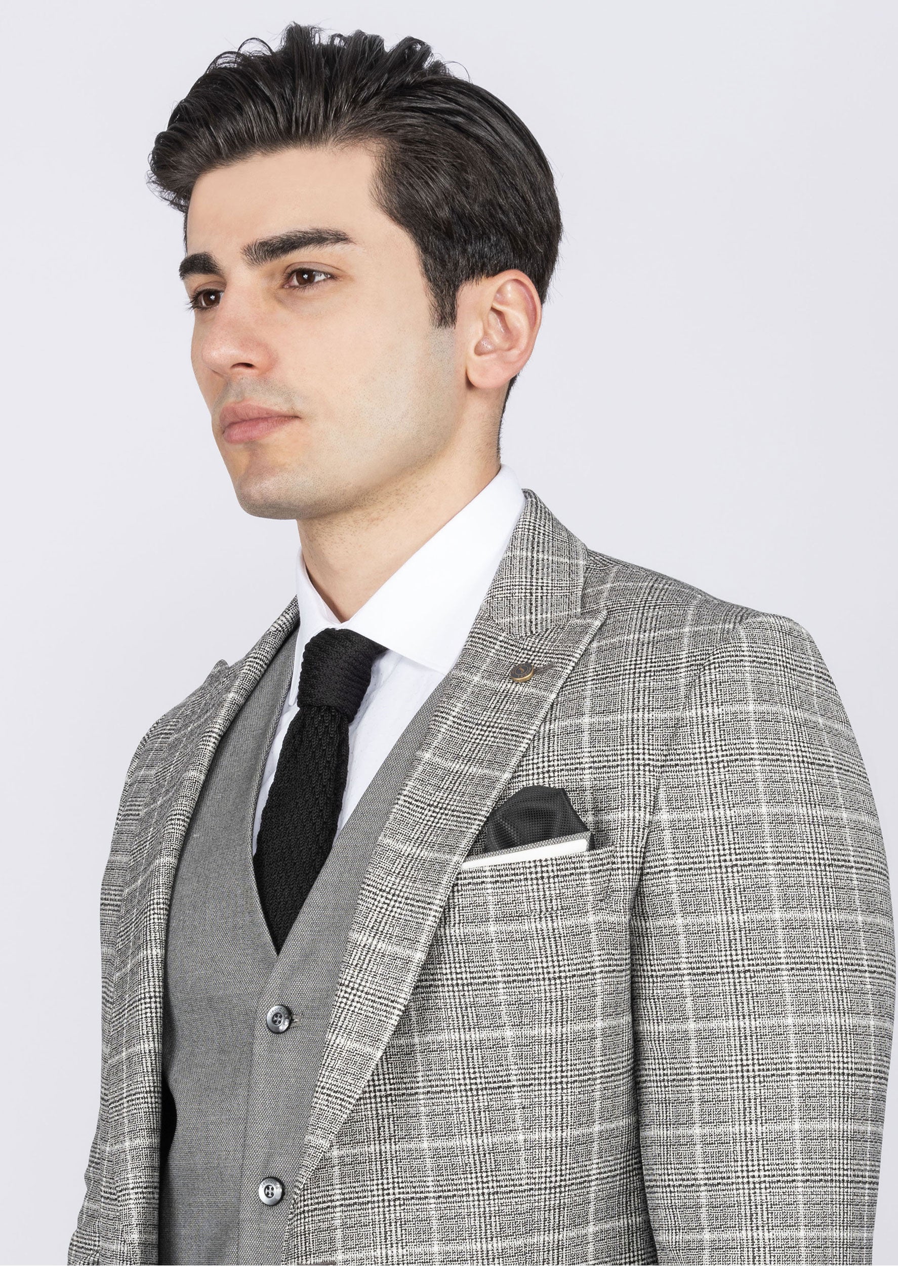 Black Three-Piece Suit