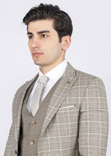 Brown Three-Piece Suit
