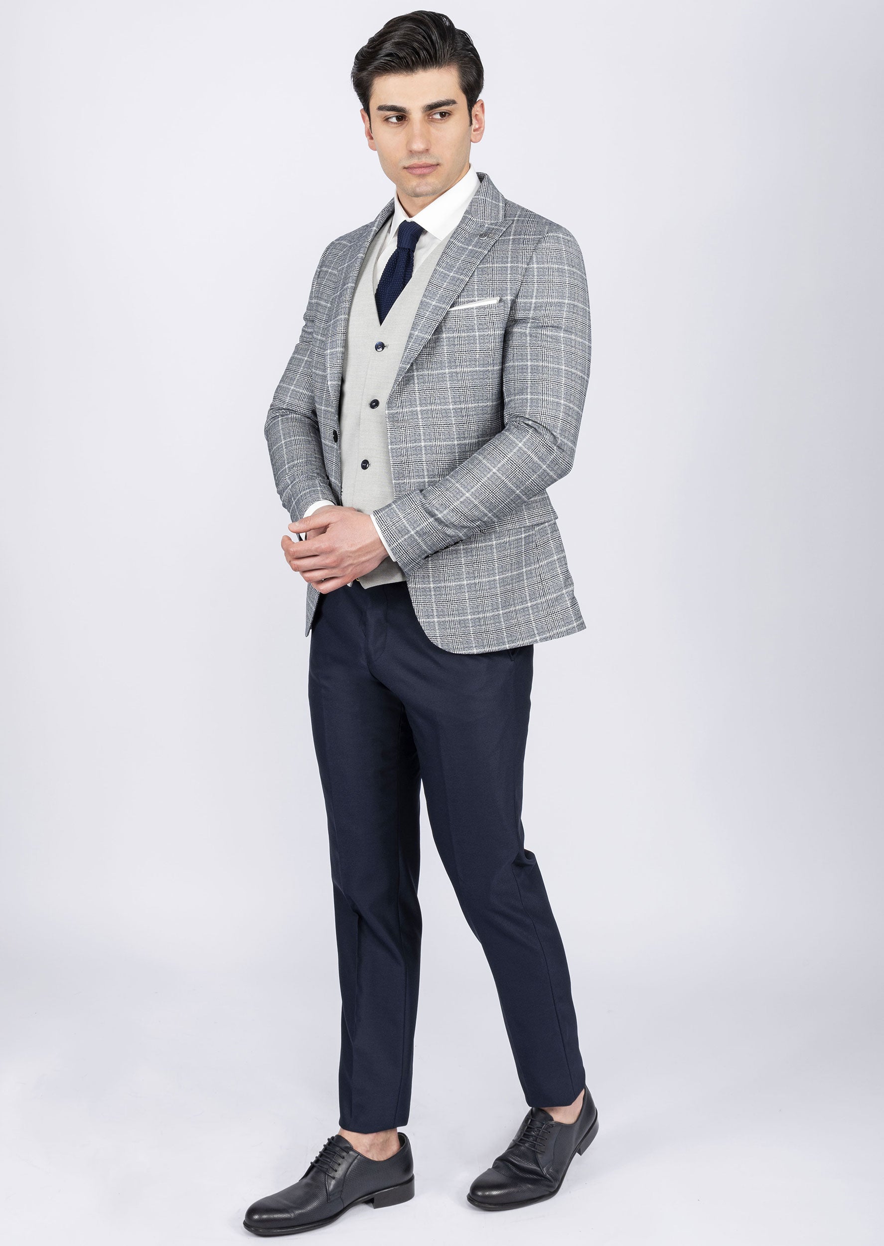 Navy Three-Piece Suit