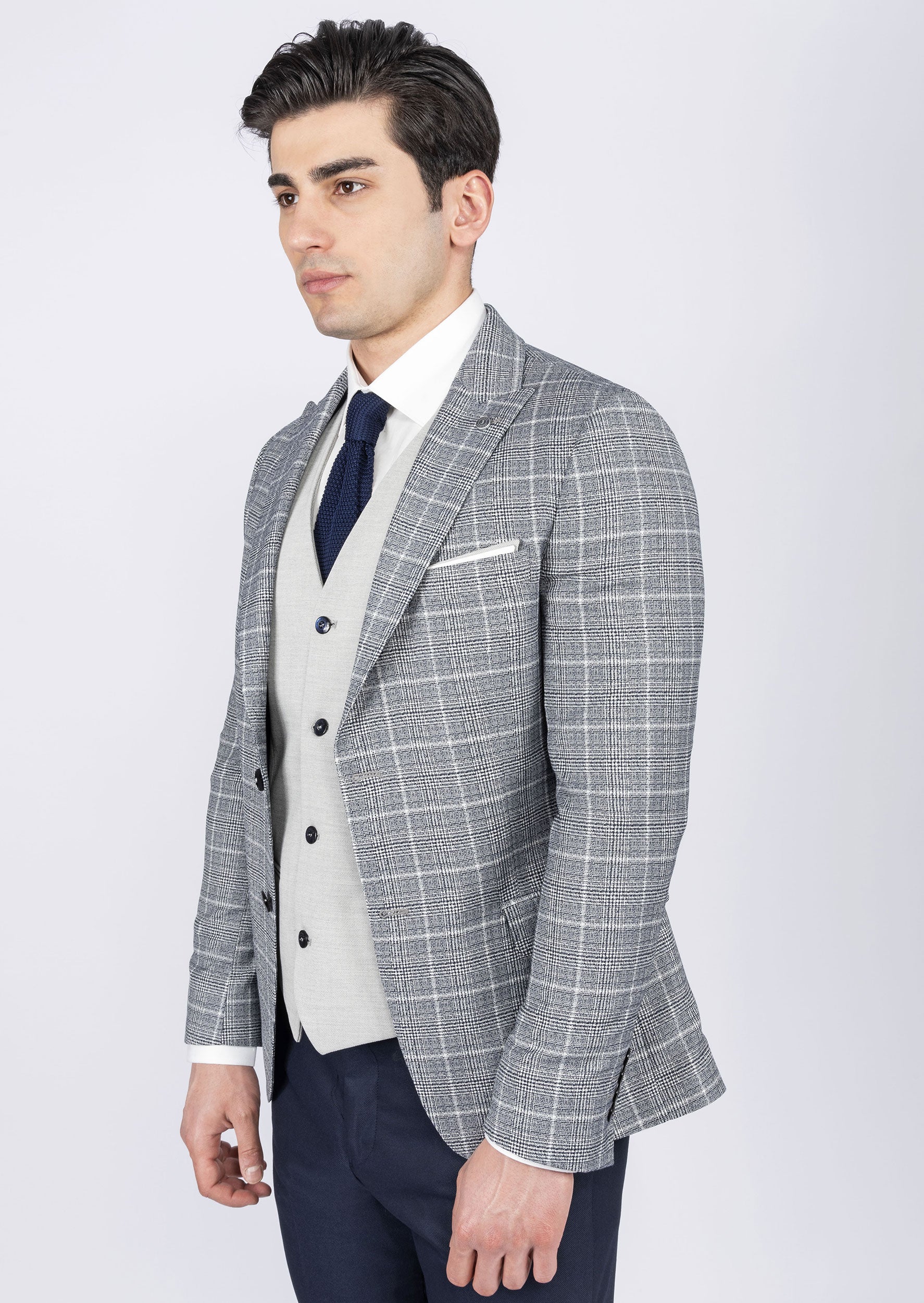 Navy Three-Piece Suit