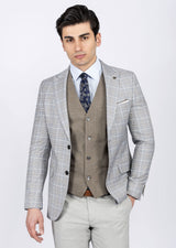 Light Blue Three-Piece Suit