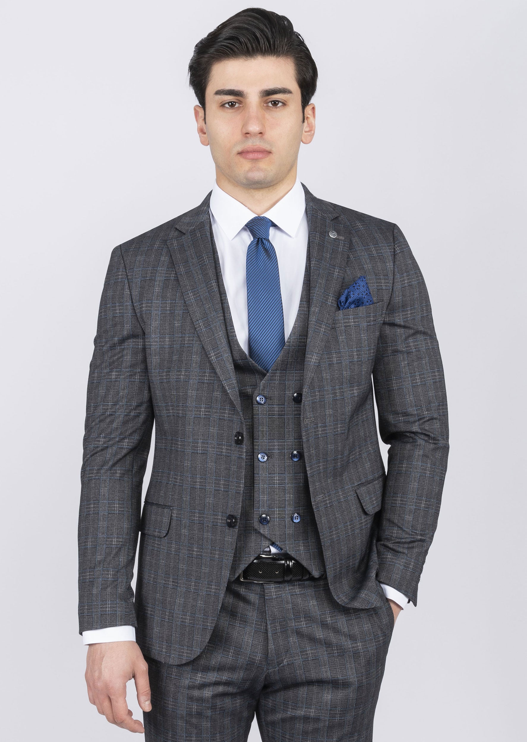Black Three-Piece Suit