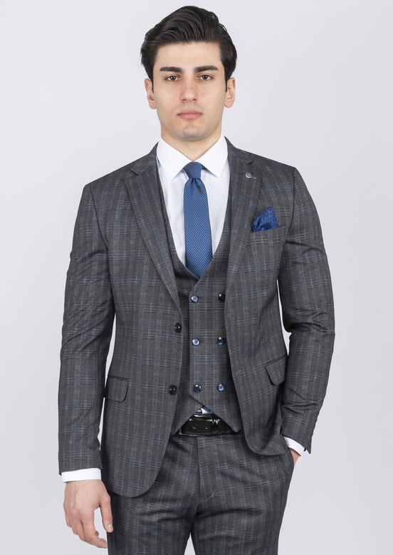 Black Three-Piece Suit