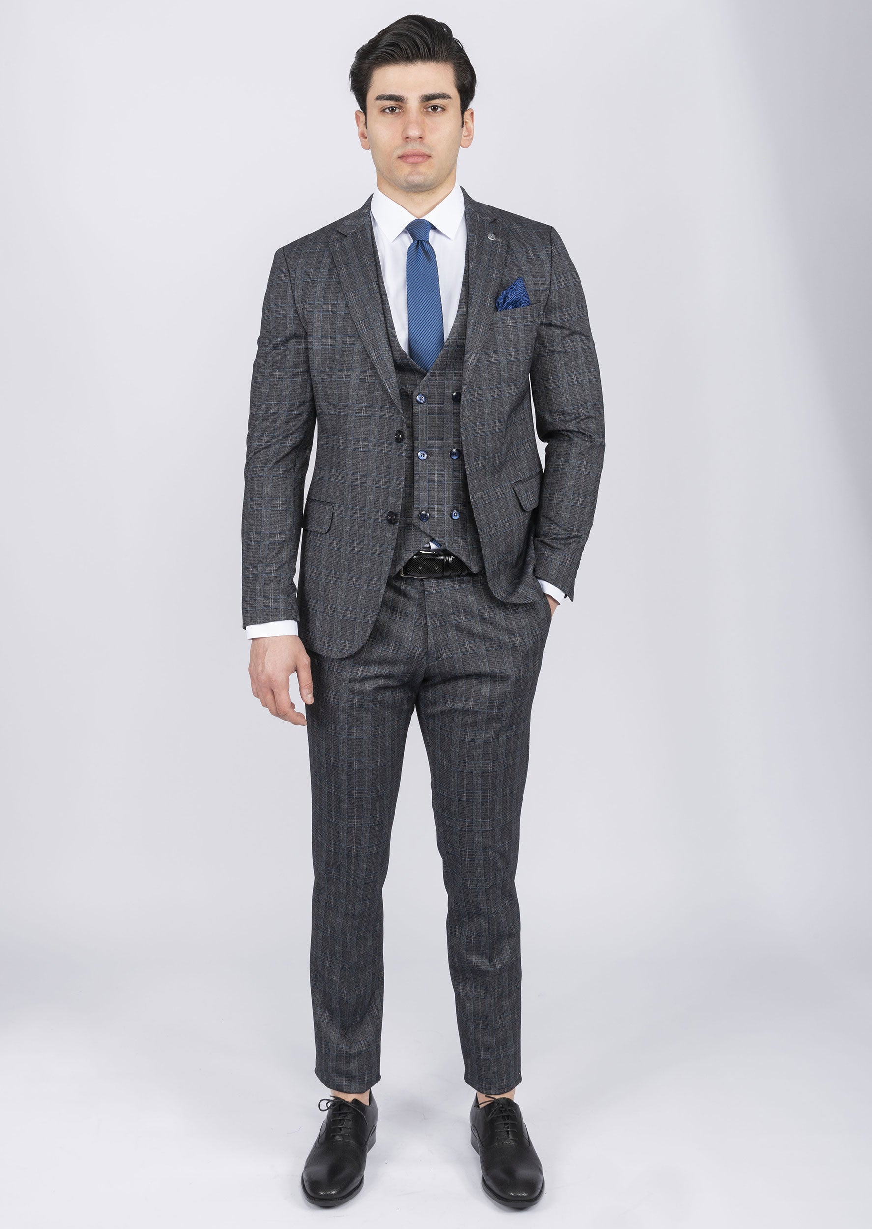 Black Three-Piece Suit