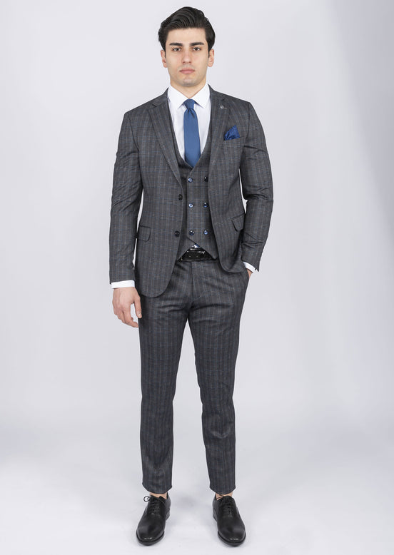 Black Three-Piece Suit