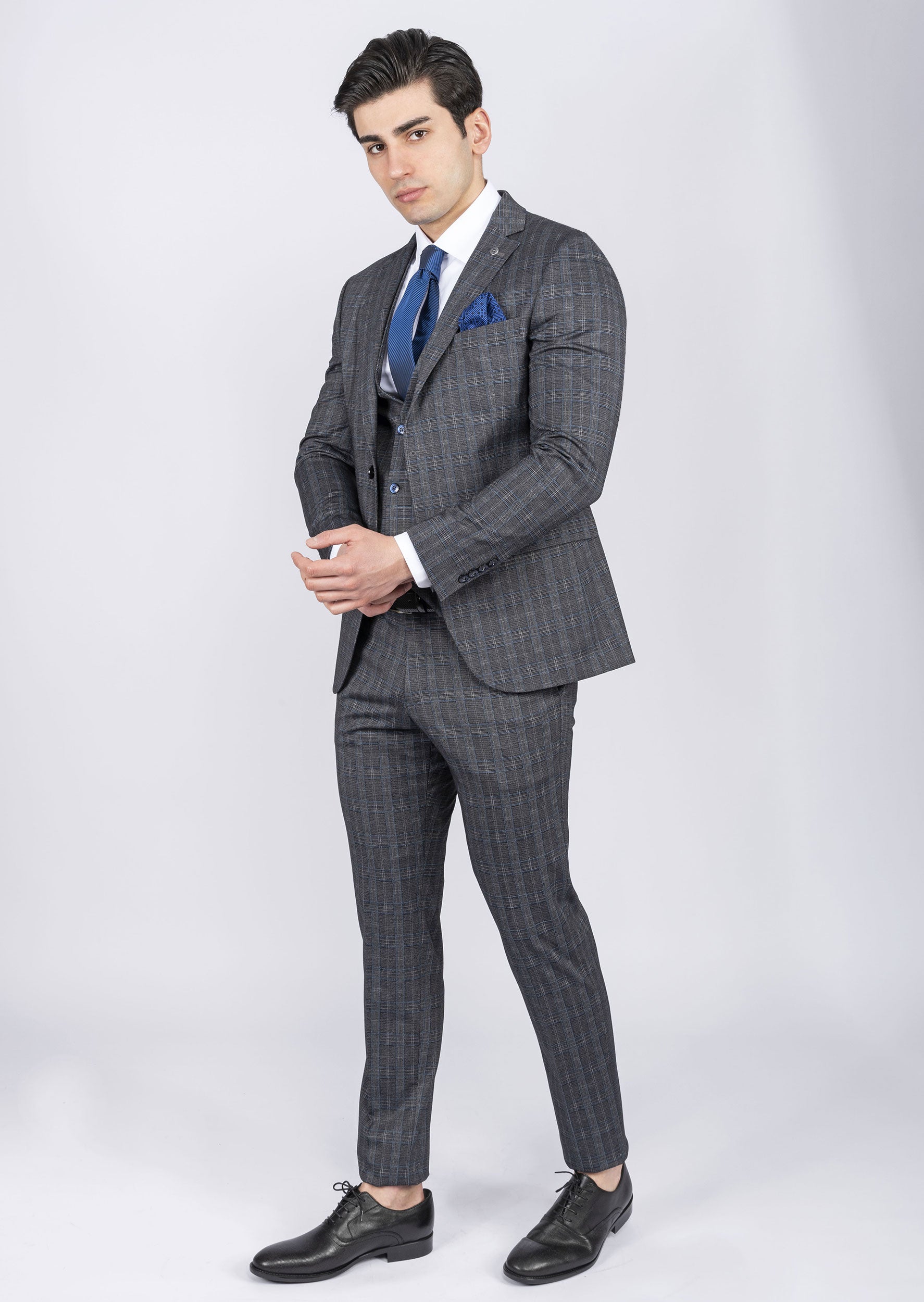 Black Three-Piece Suit