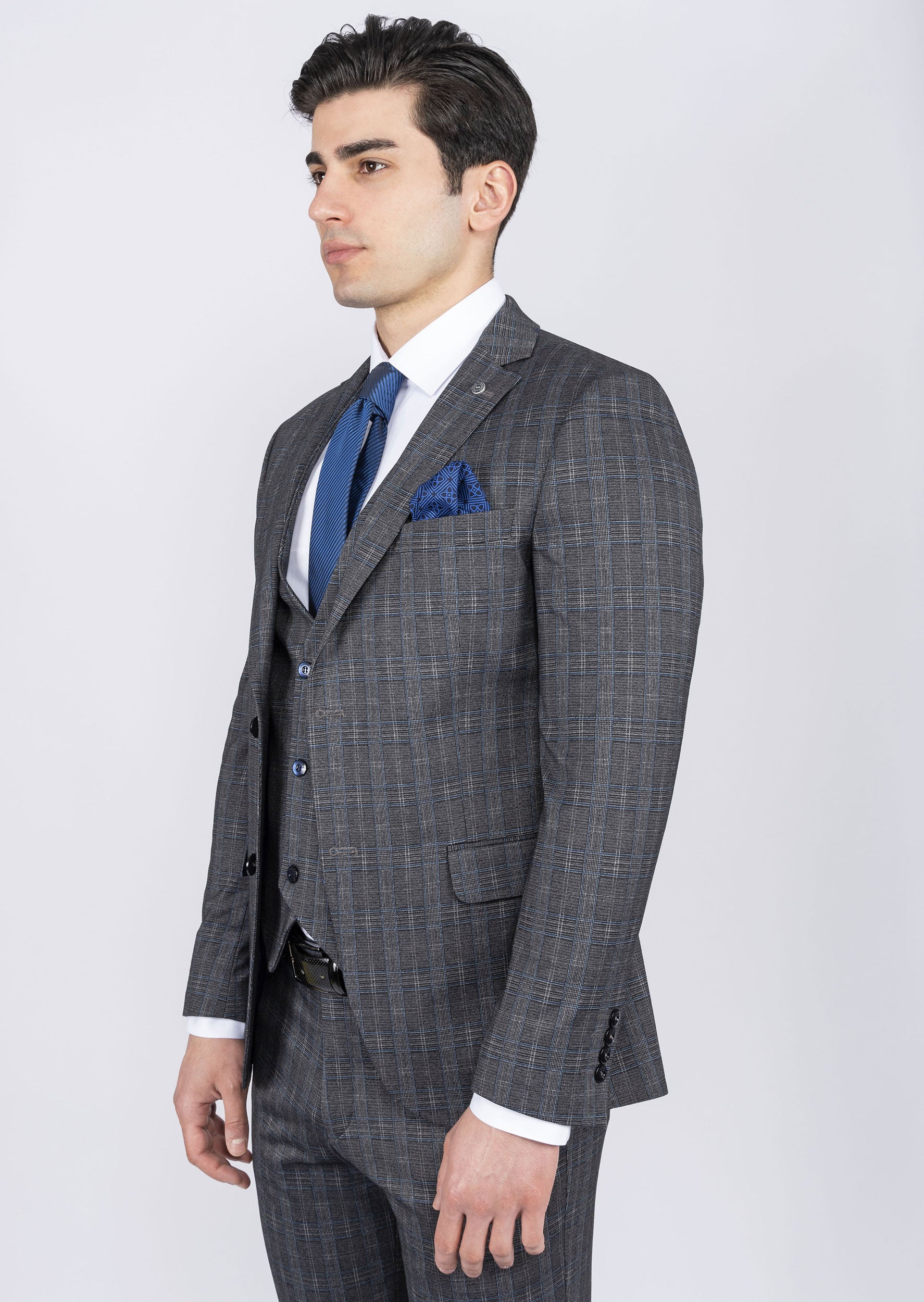 Black Three-Piece Suit