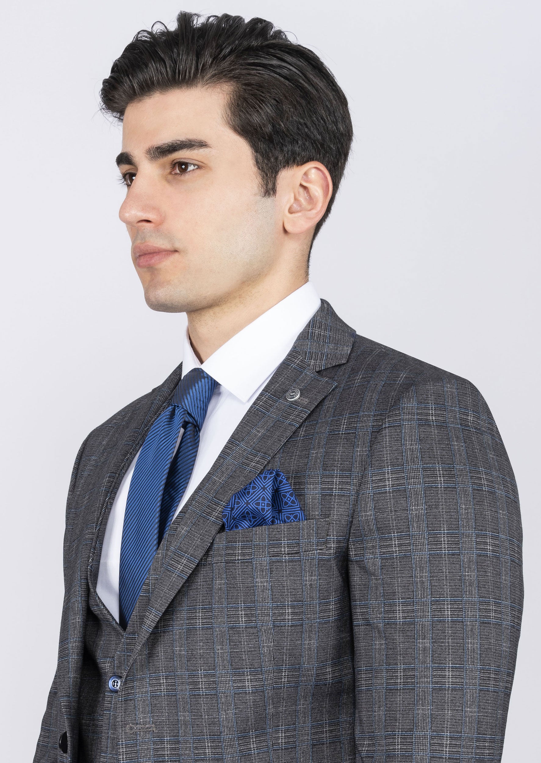 Black Three-Piece Suit