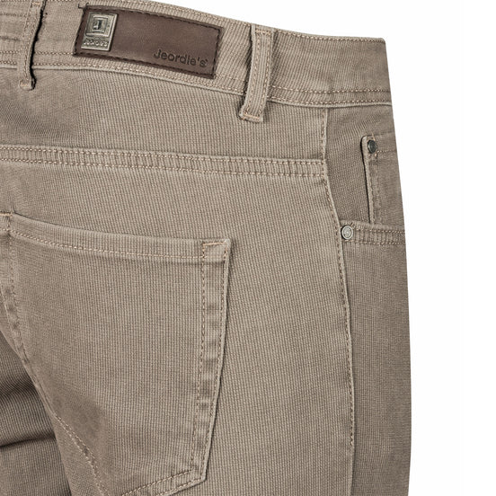 Light Taupe 5-Pocket Trouser