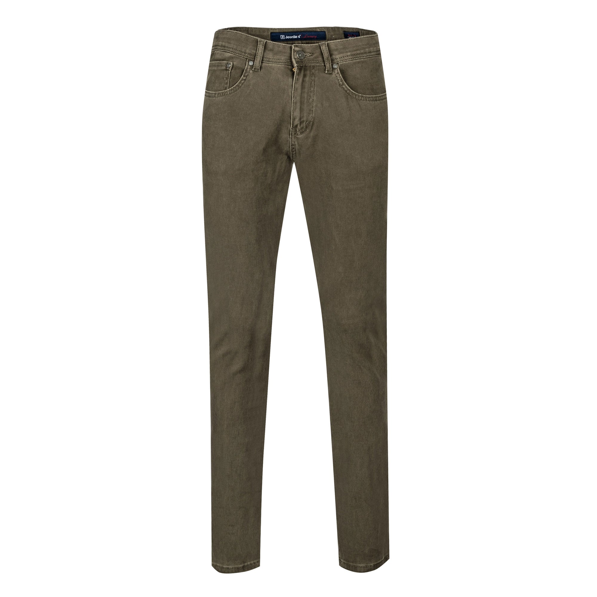 Dark Green 5-Pocket Trouser