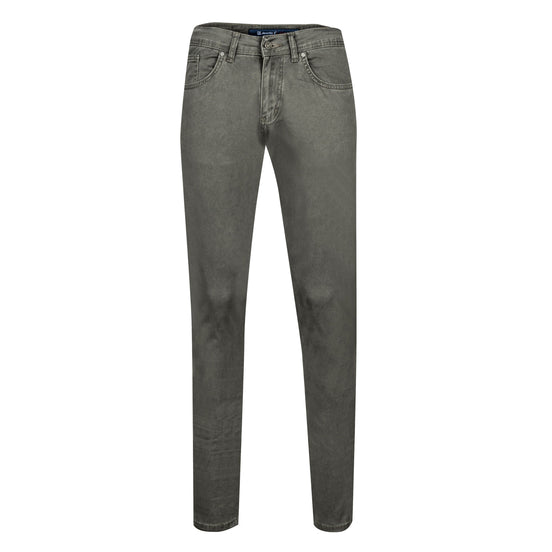 Dark Green 5-Pocket Trouser