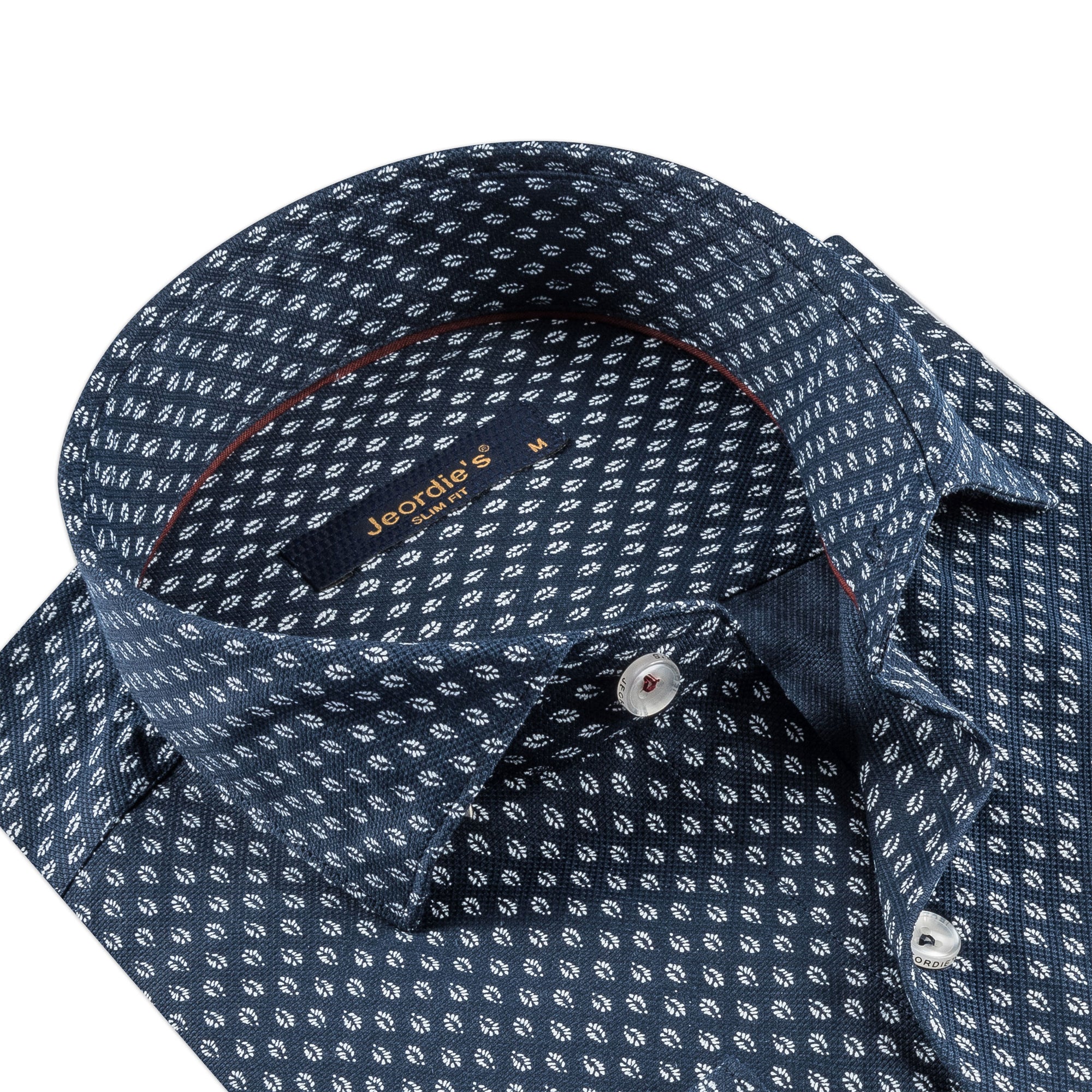 Navy - White Long Sleeve Shirt