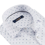 White - Navy Long Sleeve Shirt