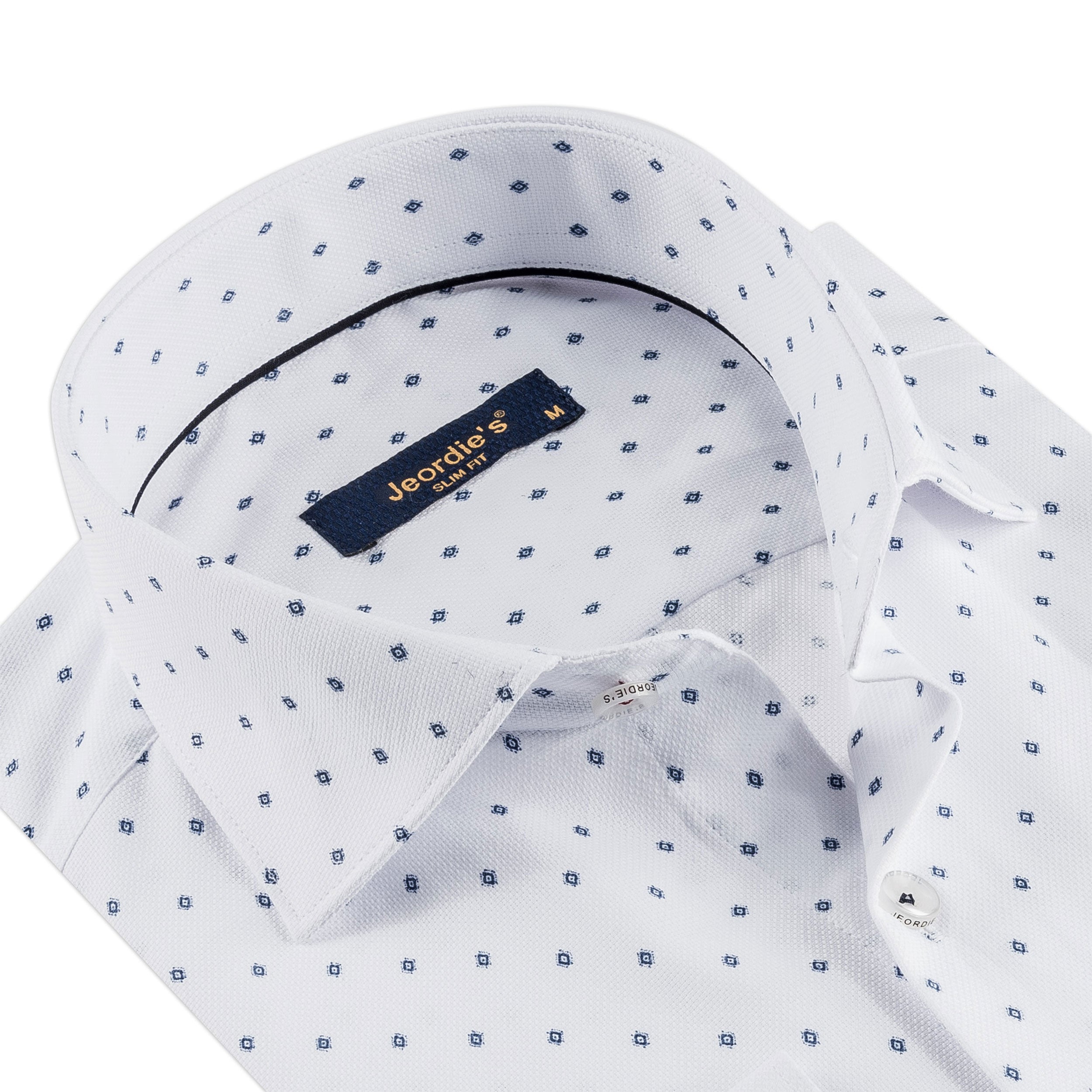 White - Navy Long Sleeve Shirt
