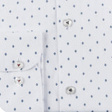 White - Navy Long Sleeve Shirt