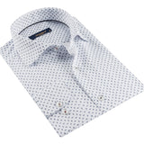 White - Navy Long Sleeve Shirt