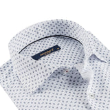 White - Navy Long Sleeve Shirt