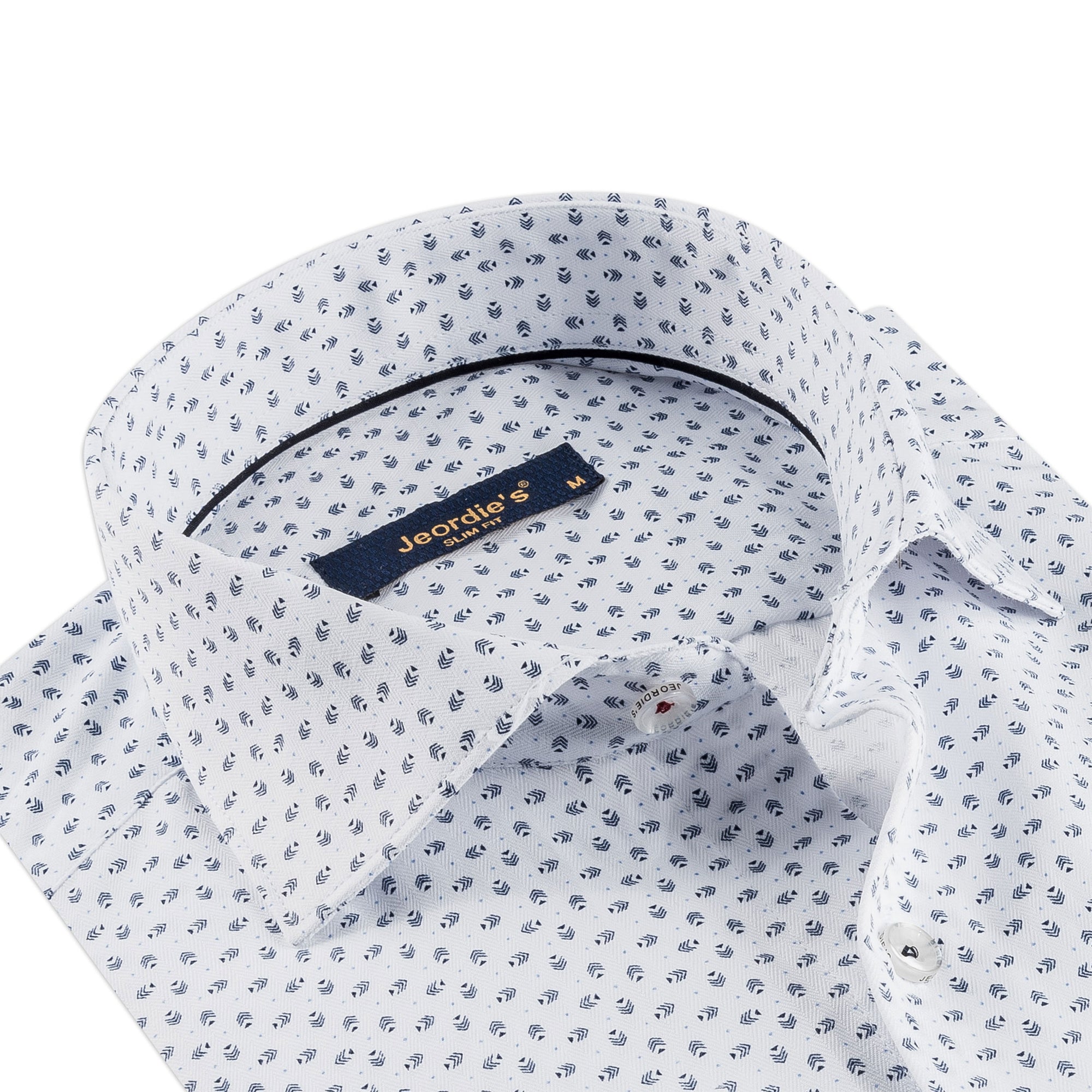 White - Navy Long Sleeve Shirt