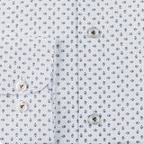 White - Navy Long Sleeve Shirt