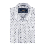 White - Navy Long Sleeve Shirt
