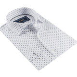White - Navy Long Sleeve Shirt