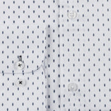 White - Navy Long Sleeve Shirt