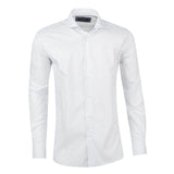 White - Navy Long Sleeve Shirt