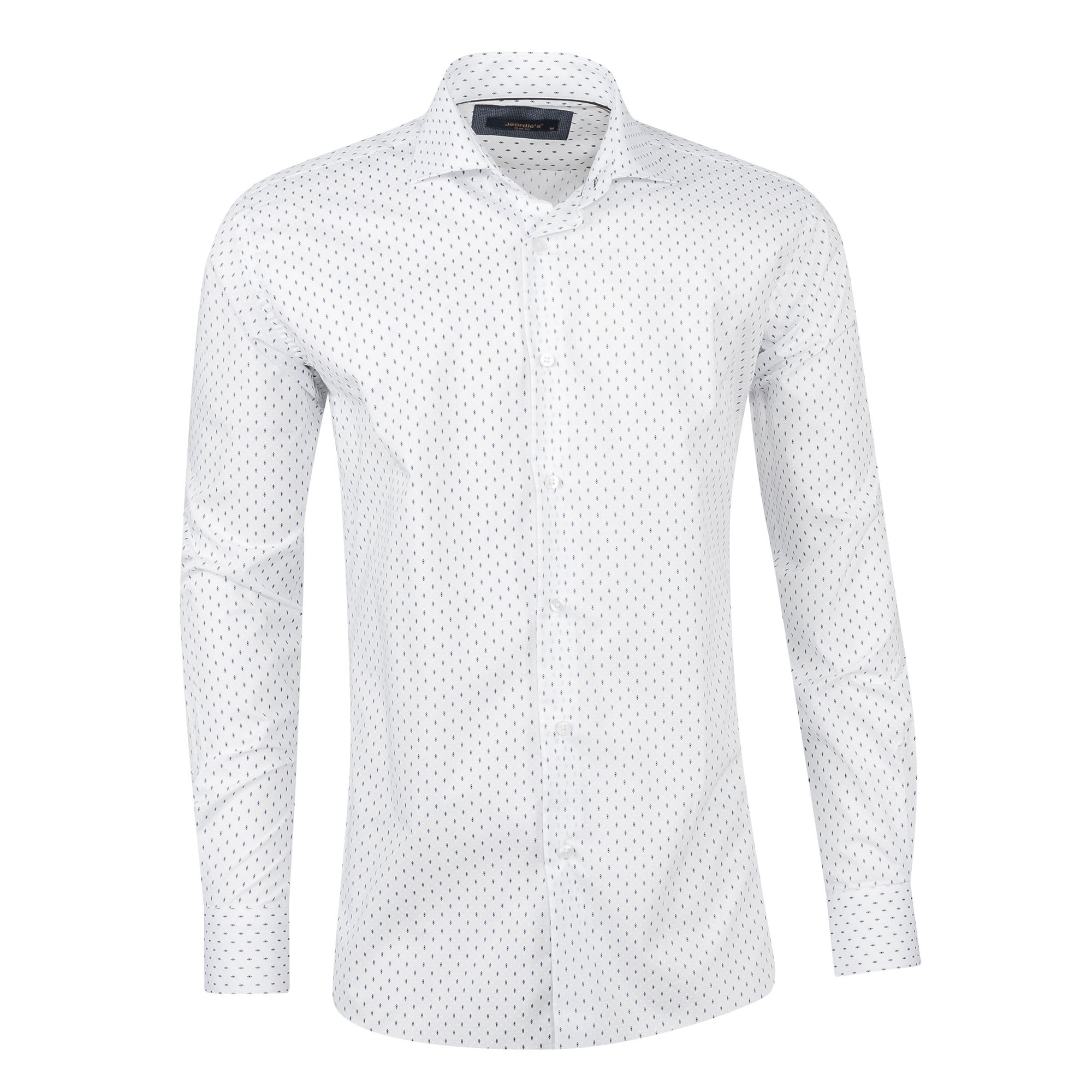 White - Navy Long Sleeve Shirt