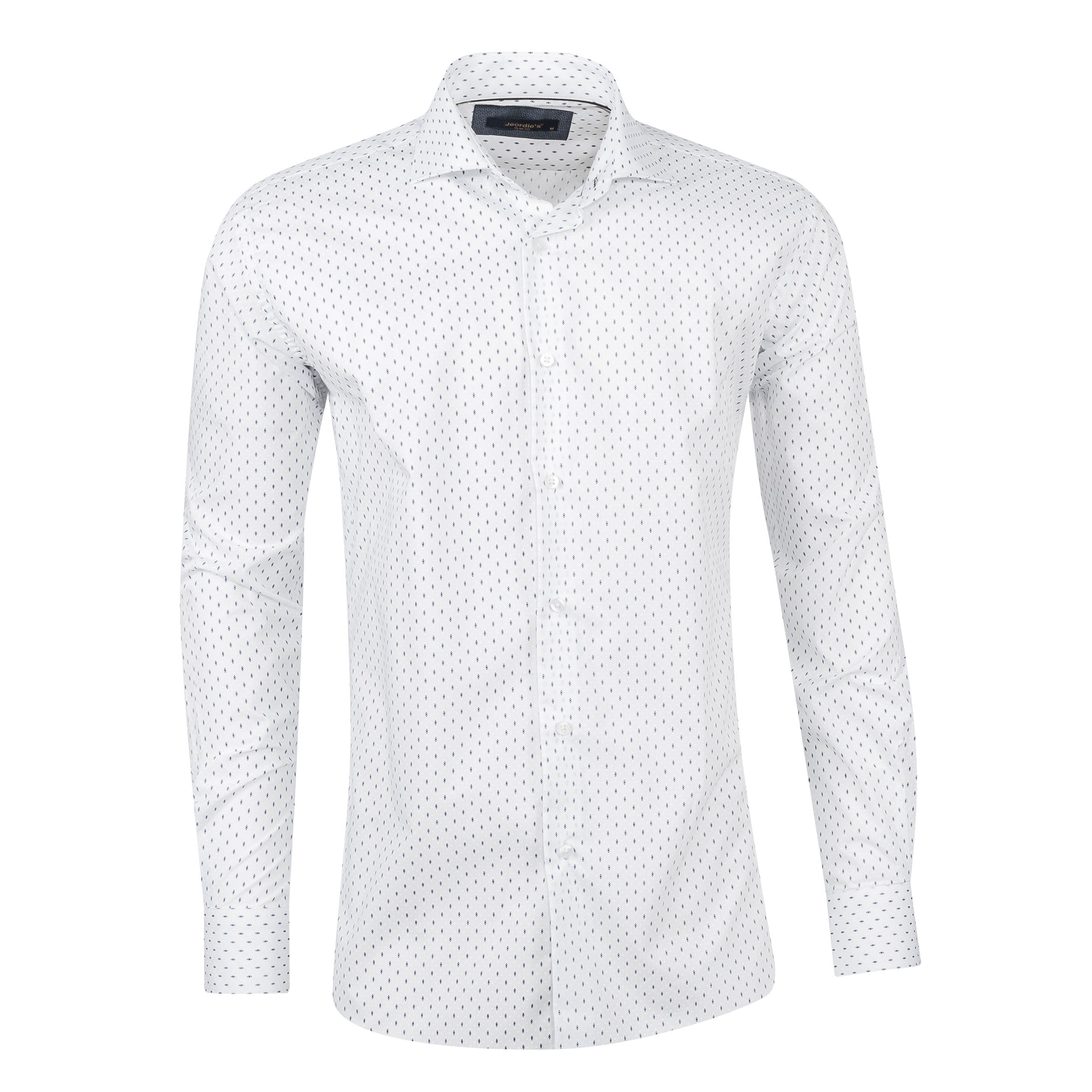 White - Navy Long Sleeve Shirt