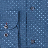 Navy - Sax Blue Cotton Shirt