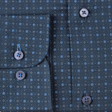 Navy - Sax Blue Cotton Shirt