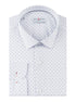 White - Navy Cotton Shirt