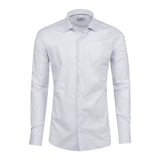White - Navy Cotton Shirt