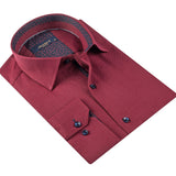 Burgundy Long Sleeve Shirt