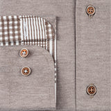 Brown Long Sleeve Shirt