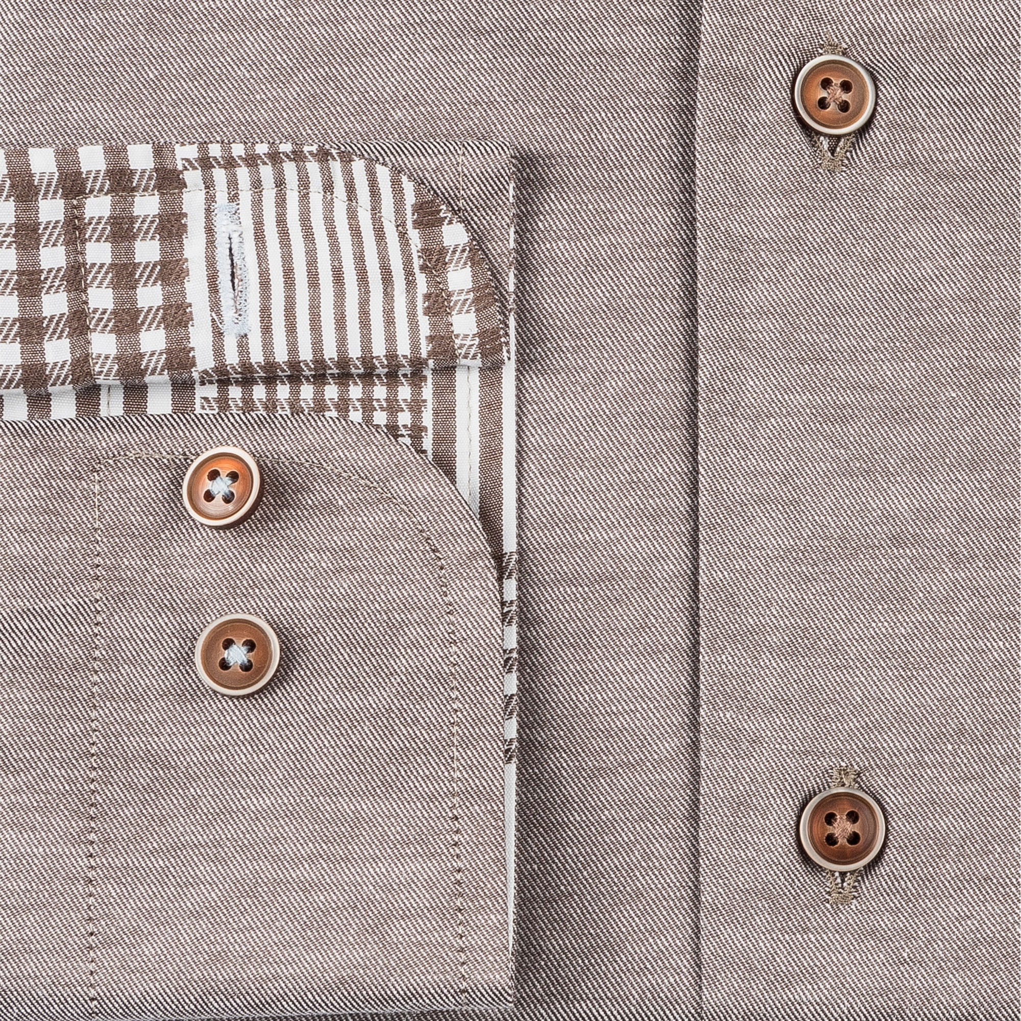 Brown Long Sleeve Shirt