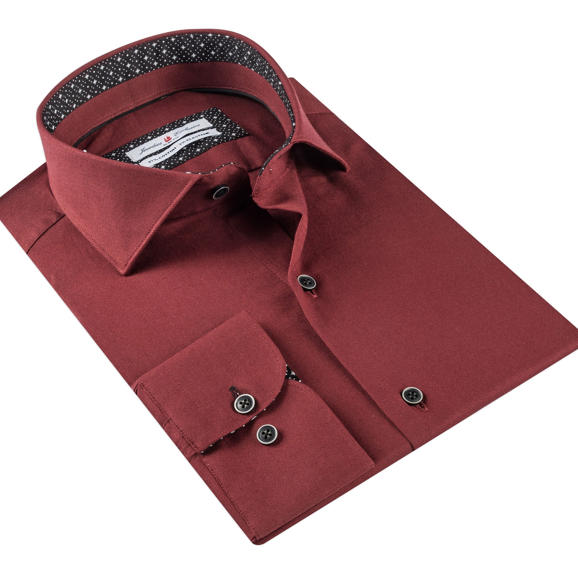 Burgundy Long Sleeve Shirt