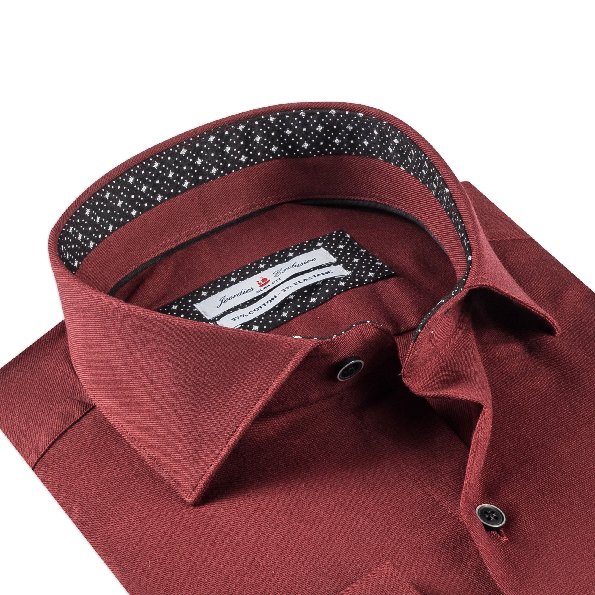 Burgundy Long Sleeve Shirt