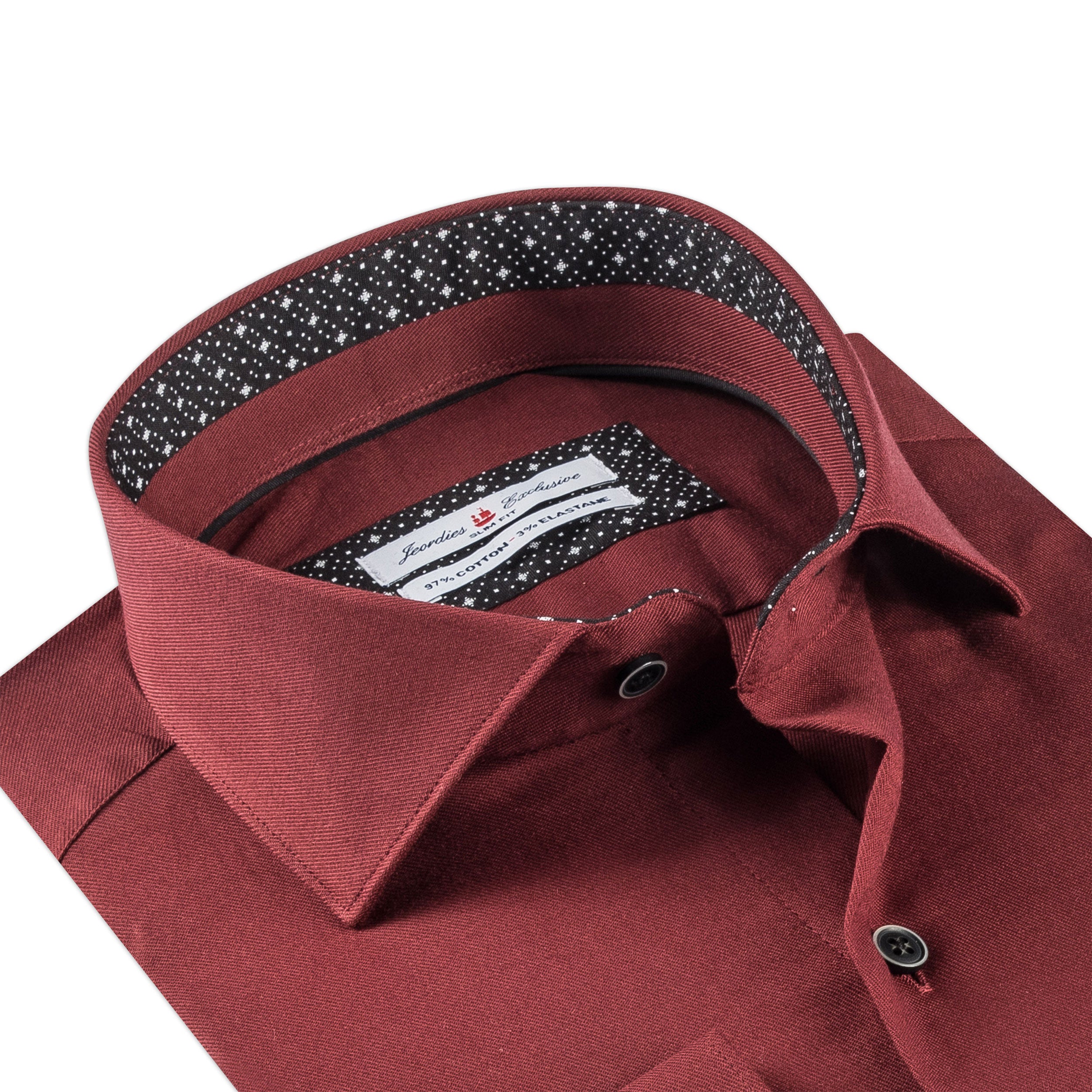 Burgundy Long Sleeve Shirt
