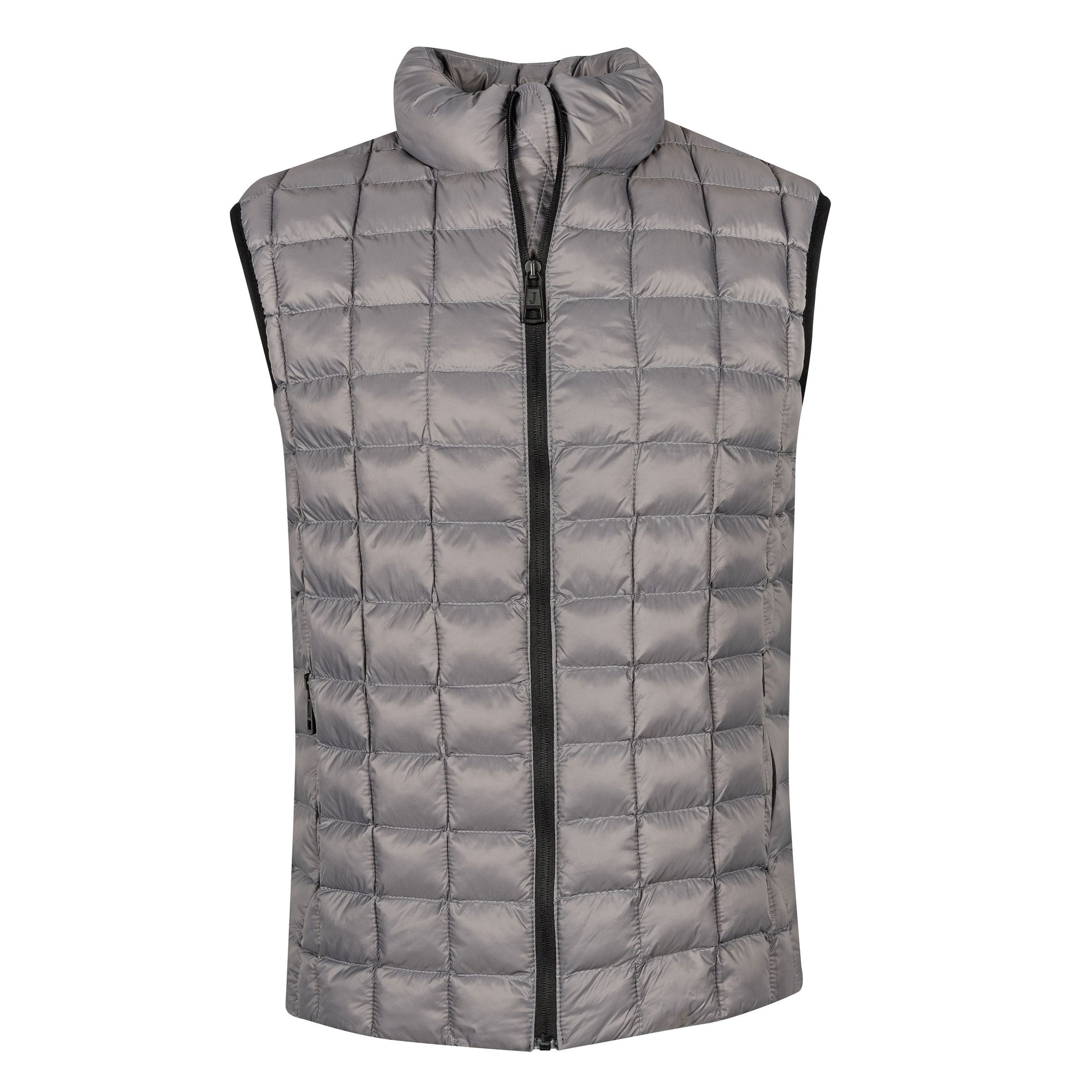 Grey Quilted Vest