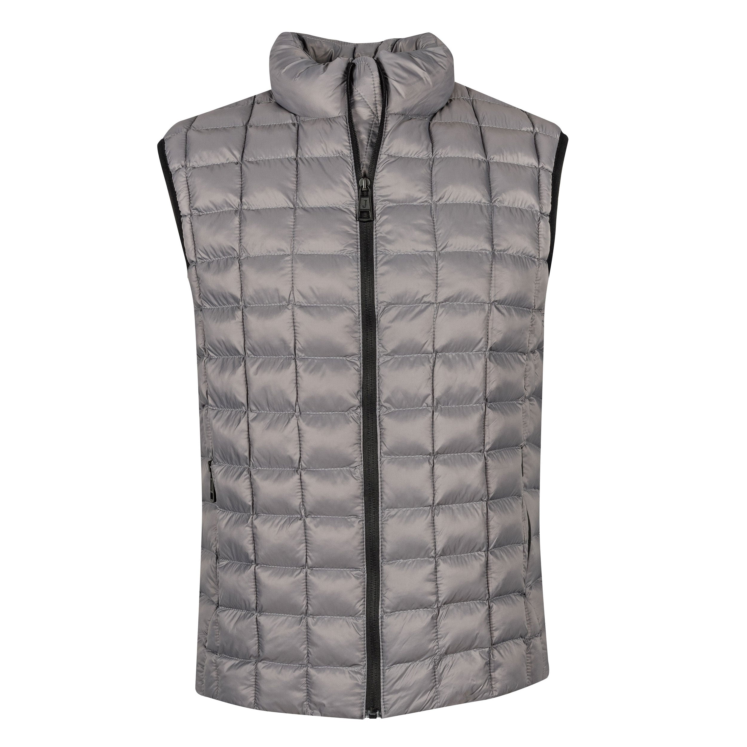 Grey Quilted Vest