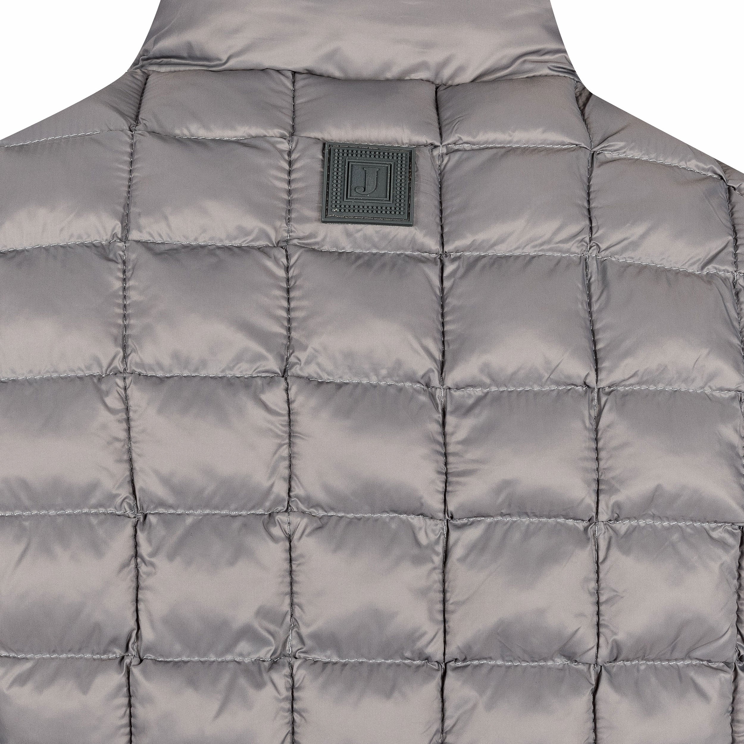 Grey Quilted Vest